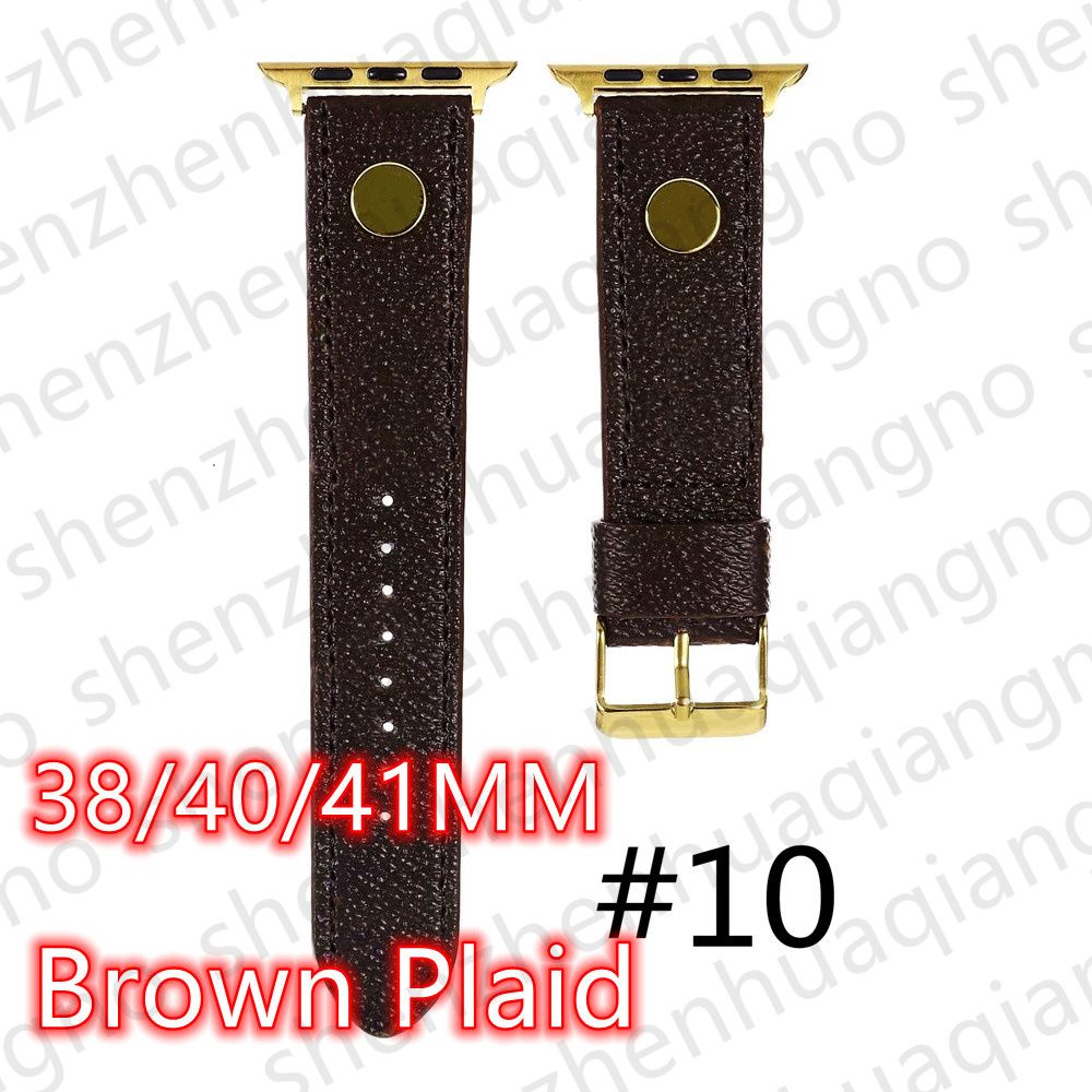 10 # 38/40 / 41mm brun plaid