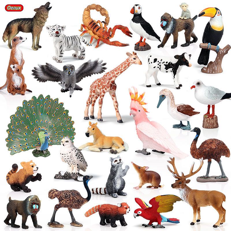 Red Fox Vida Salvaje Animal Zoo realista Estatuilla Figura Modelo para Niños Juguete Regalo S & 
