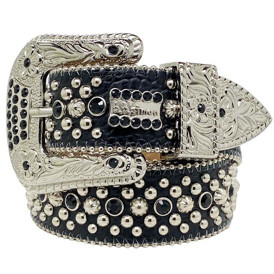 Black with silver buckle