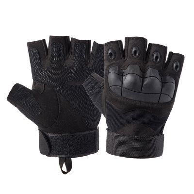 Zwarte tactische handschoenen