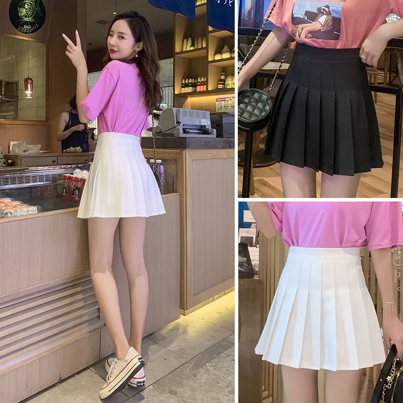 Pasta de tenis Faldas vestido corto de celosía Falda de de cintura alta