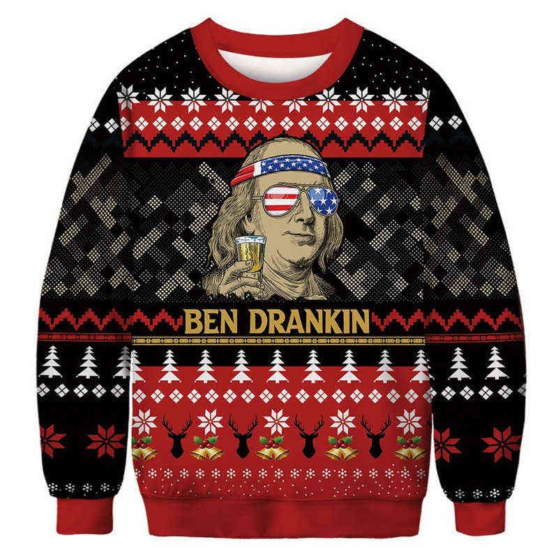 XXS 6XL Ugly Christmas Sweater 3D Funny Cartoon Anime Xmas Christmas  Sweater Men Jumpers Tops Men Women Autumn Holiday Party Sweatshirt Y1118  From Musuo01, $10.97 | DHgate.Com
