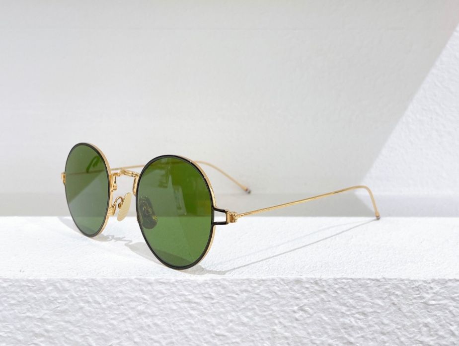Compra Gafas De Sol Redondas Marco Mental De Oro Lentes Verdes De Sol  Noches Accesorios De Gafas Ciclismo Gafas De Sol Hombres Moda Gafas De Sol  Occhiali Da Sole UV400 Protección Con
