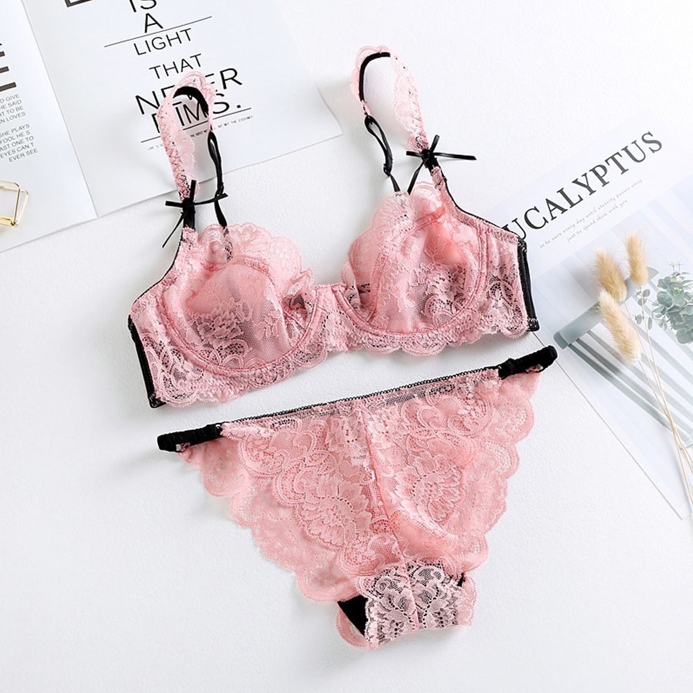 Compra Conjuntos De Lencería De Encaje Para Mujer Pink Sujetador Push Up  Sexy Bragas Classic Bandage Corset Brassiere Lace Ropa Interior Trajes  Y0129 Barato | Entrega Rápida Y Calidad | Es.Dhgate