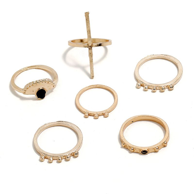 Anillos De Pendientes De Aleación Combinación De Pendientes Anillos De Pendientes De Aleación Combinación De Pendientes