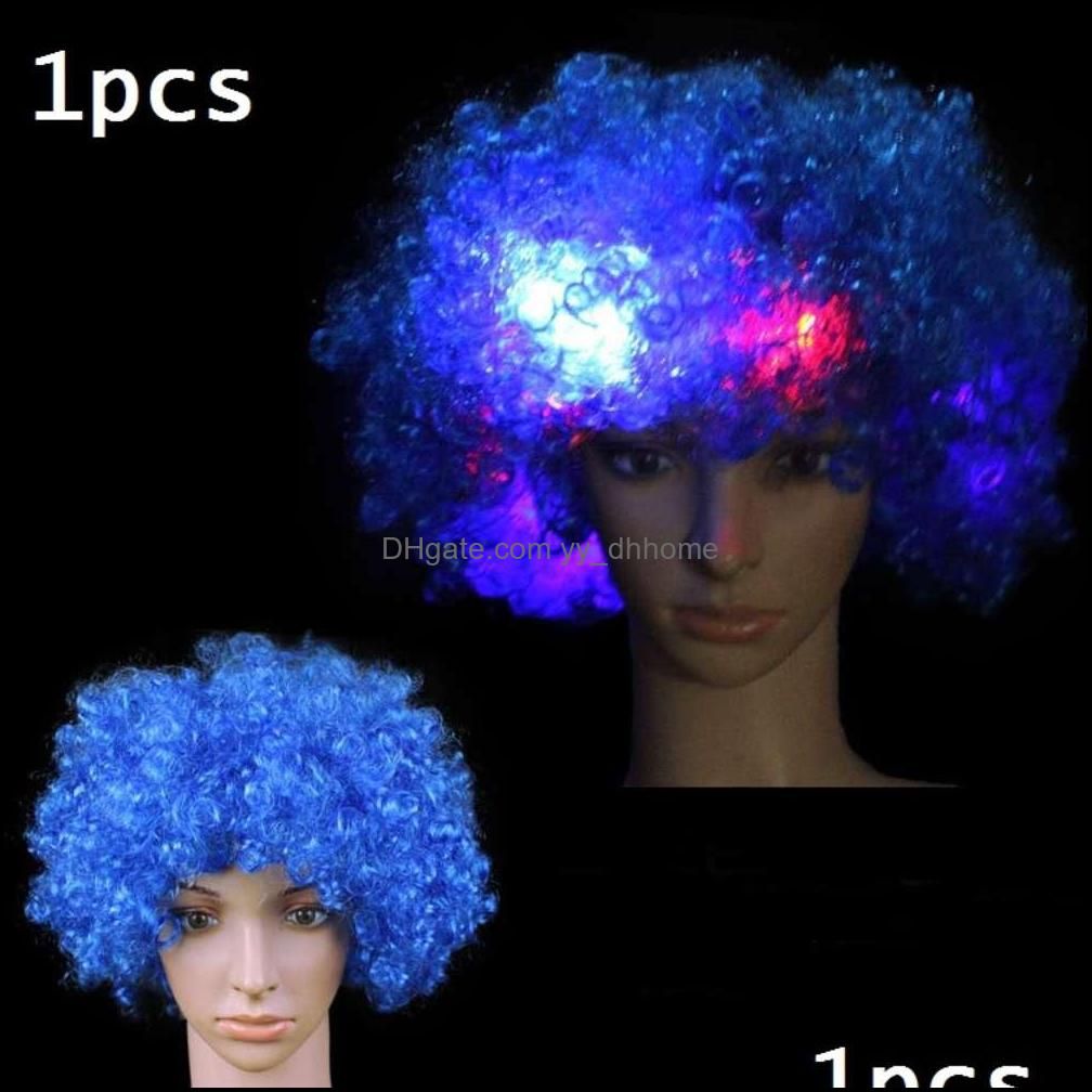 1Pcs Blue Wig