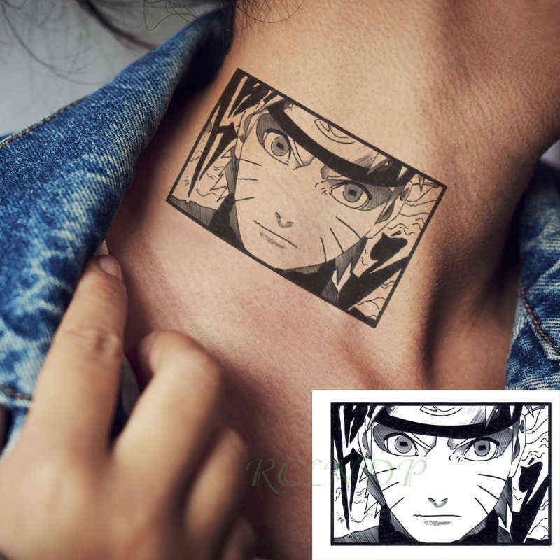 Impermeable Tatuaje temporal Etiqueta de dibujos animados Anime Muchacho de dibujos  animados lindo Flash Tatoo Tatuajes