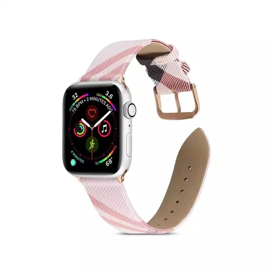 Groothandel Stijlvolle En Goedkope BRAND Heet Verkoop Lederen Horlogeband  Voor Apple Watch Band Series 5/4/3/2/1 Sport Armband 42/38 Mm Riem Voor  IWatch 4 Band 40 / 44mm |DHgate