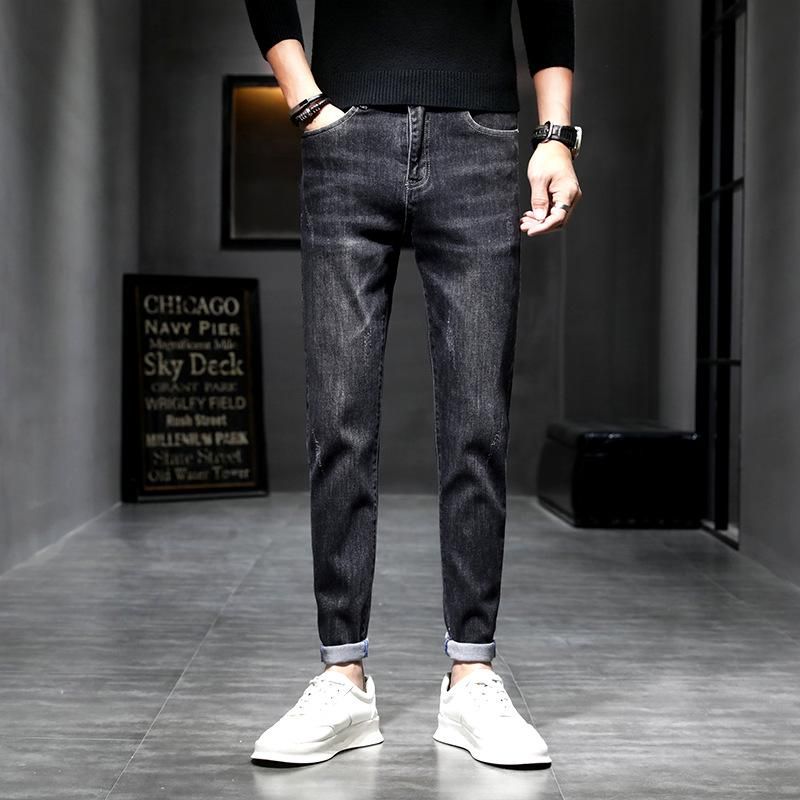 Mens Jeans 2021 Korean Style 