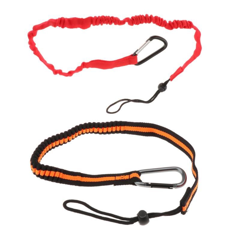 2021 Long 33inch Adjustable Kayak Paddle Leash Fishing Rod Tether For