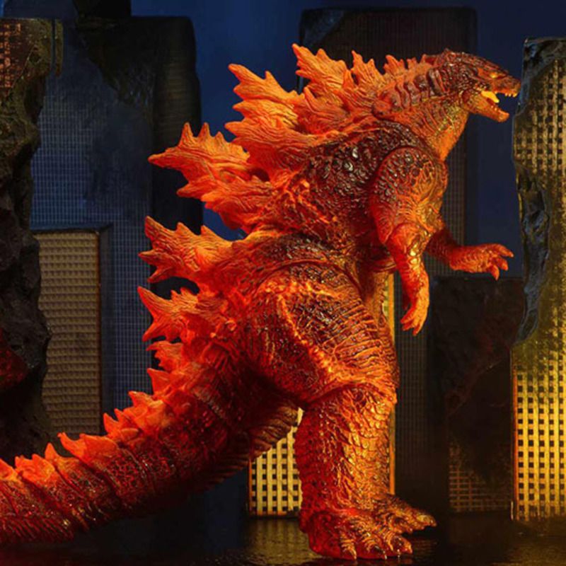 2019 Película Llama Godzilla Figura Animal Dinosaurio Monstruo Monstruo Versión de Red Lotus 16cm Animación GIFI 2019 Película Llama Godzilla Figura Animal Dinosaurio Monstruo Monstruo Versión de Red Lotus 16cm Animación GIFI