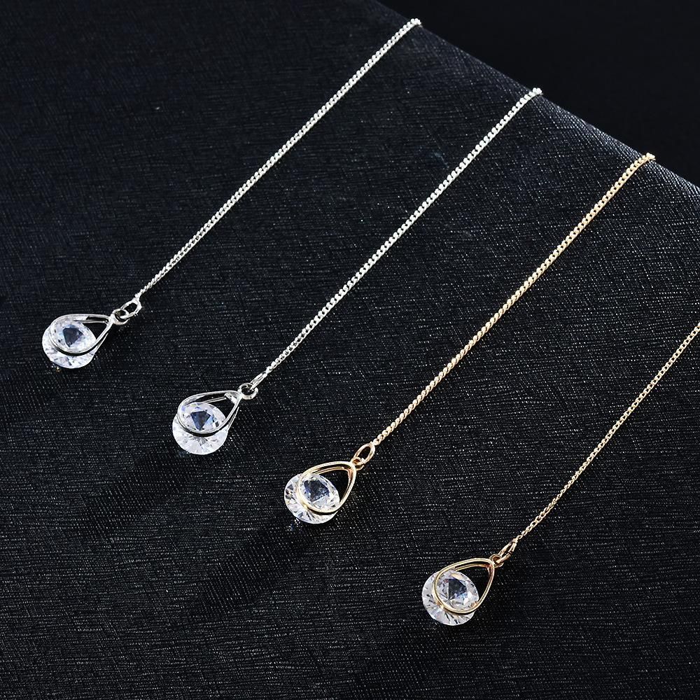 Jewelry Crystal Drilling Long Pendientes Para Mujeres Jewelry Crystal Drilling Long Pendientes Para Mujeres