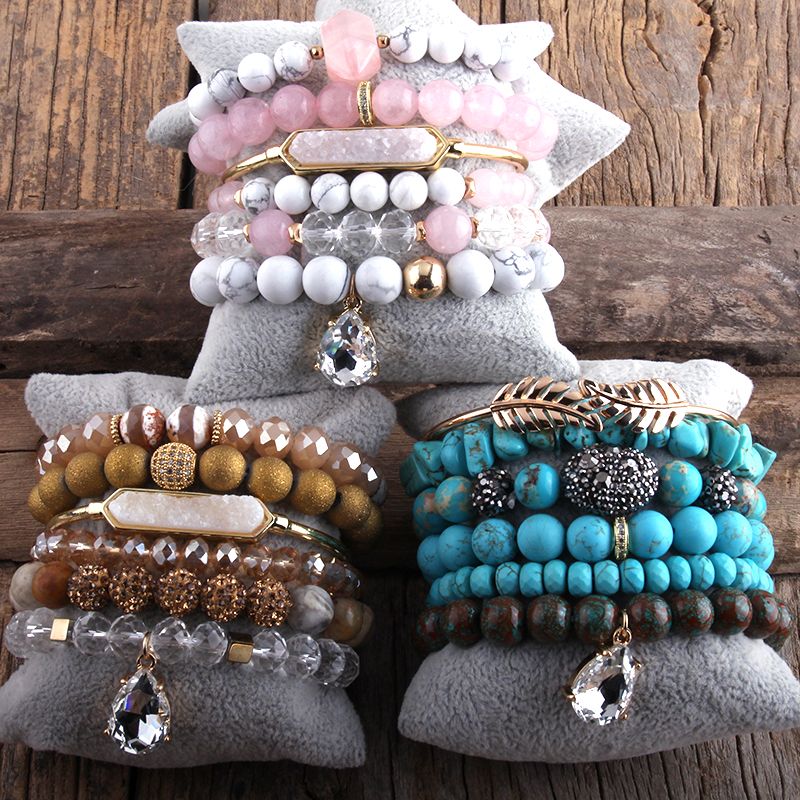 boho stacking bracelets