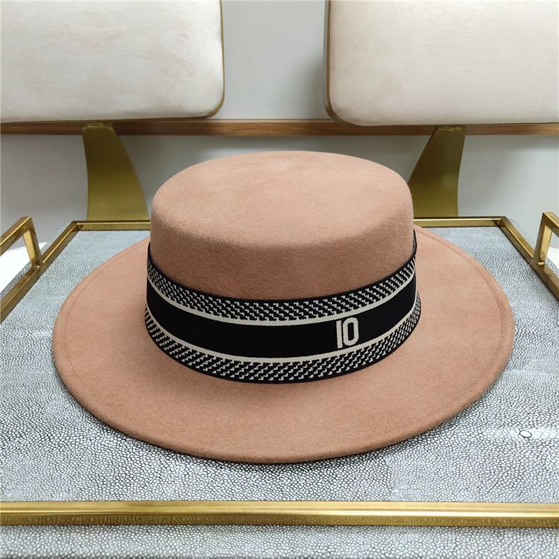 Luxury Designer Wool Hat Brand High 