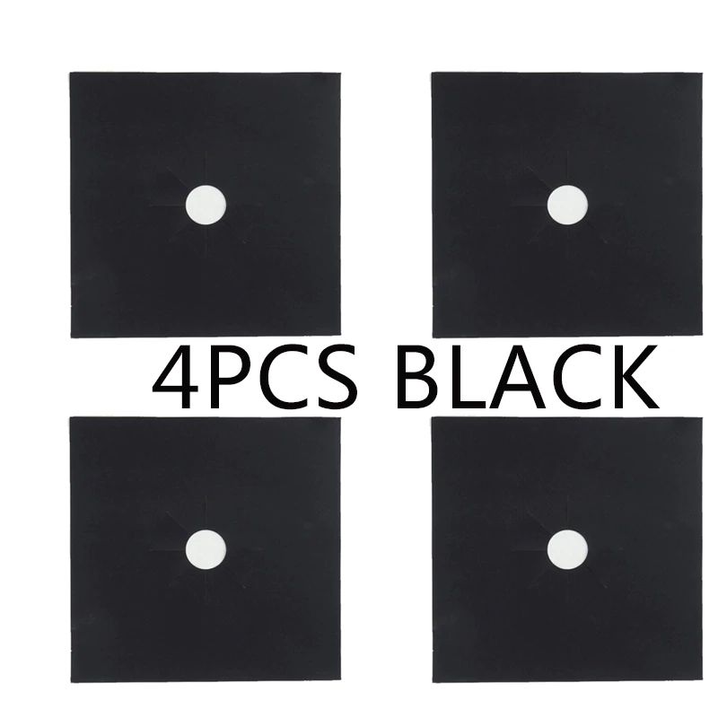4PCS أسود