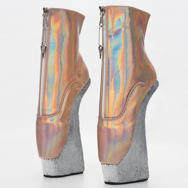 Ankle Boots For Women Ballet Heels 
