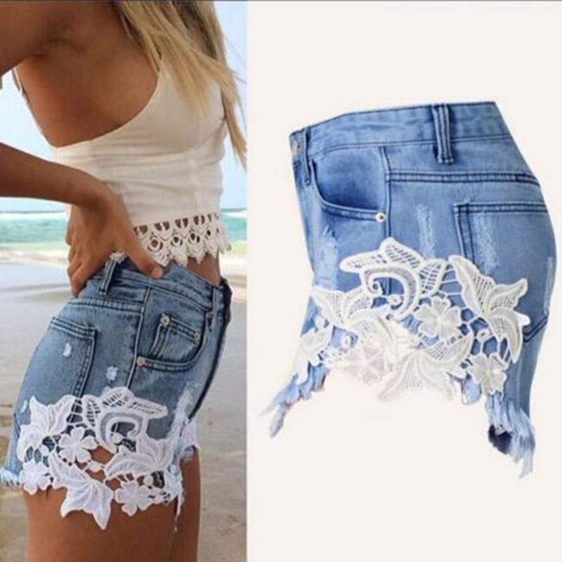 Compra Pantalones Cortos Para Mujer Tassel Delgado Romificado Jeans Para Mujer  Pegado Denim Blue Summer Boyfriend Office Short Vintage Casual Feminino  Barato | Entrega Rápida Y Calidad | Es.Dhgate