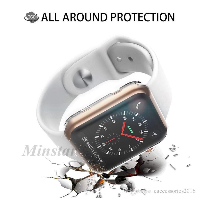 Suministro Al Por Mayor Casos De Cubierta De Reloj TPU Transparente Para  Apple Iwatch Series 7 6 5 4 3 2 1 38mm / 42mm 40mm / 44mm / 41mm / 45mm 360  Cuerpo Completo Protector De Eaccessories2016, 0,68 € | Es.DHgate.Com