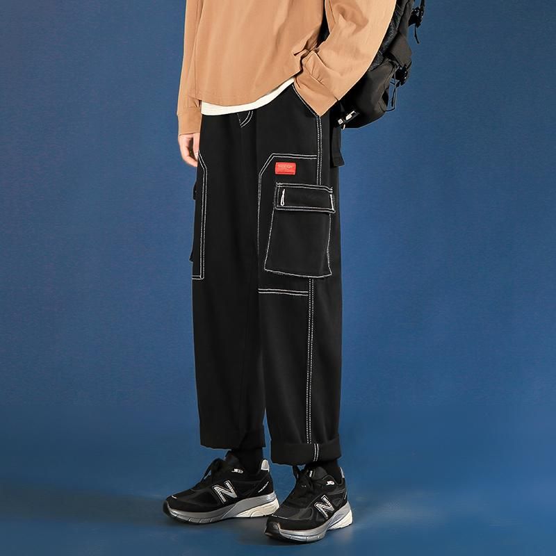 holgados otoño de para hombres para 2021 hombres Tendencias de Pantalones de