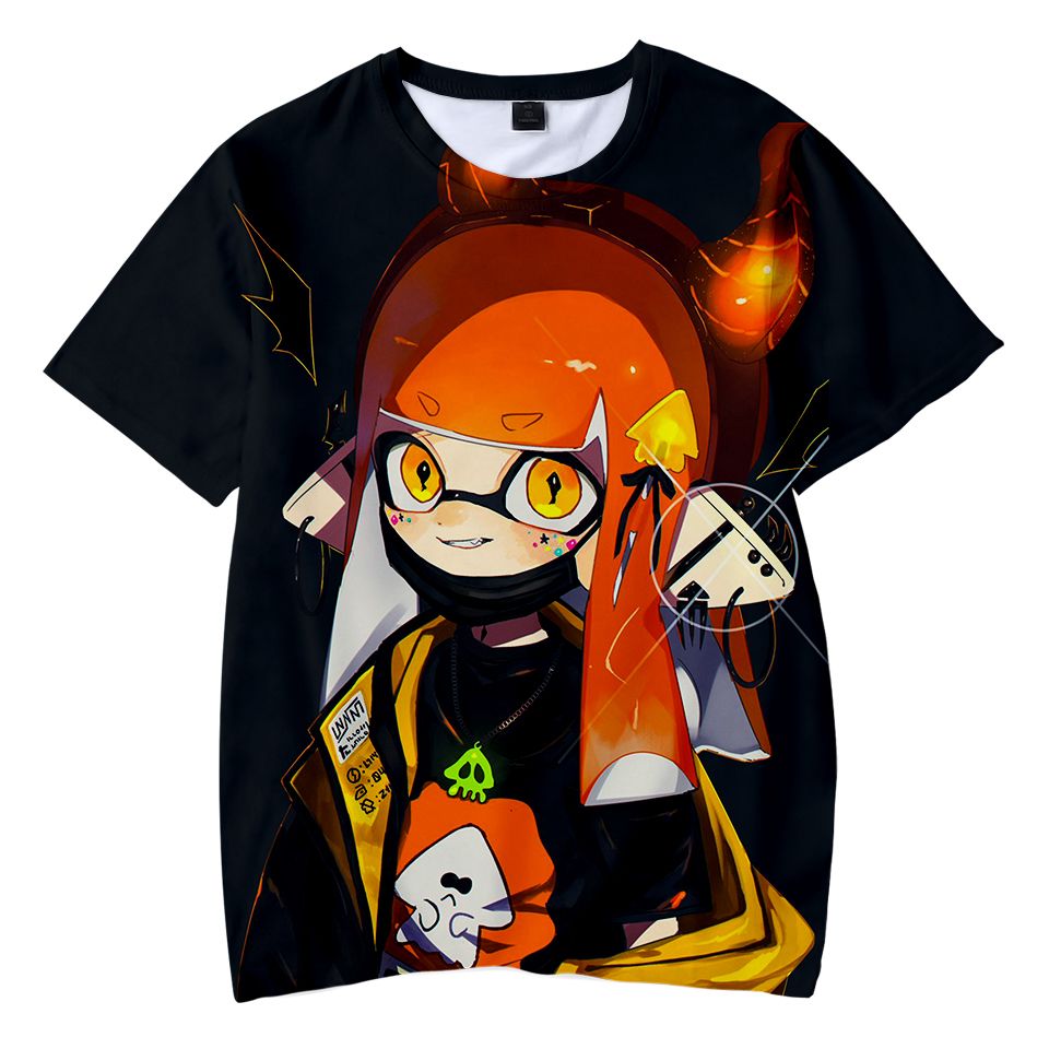 Camiseta para niños Splatoon Boys / Popular Alta Calidad Cómoda Camiseta de verano Impresión