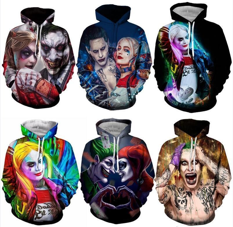 suicide squad joker moletom com capuz