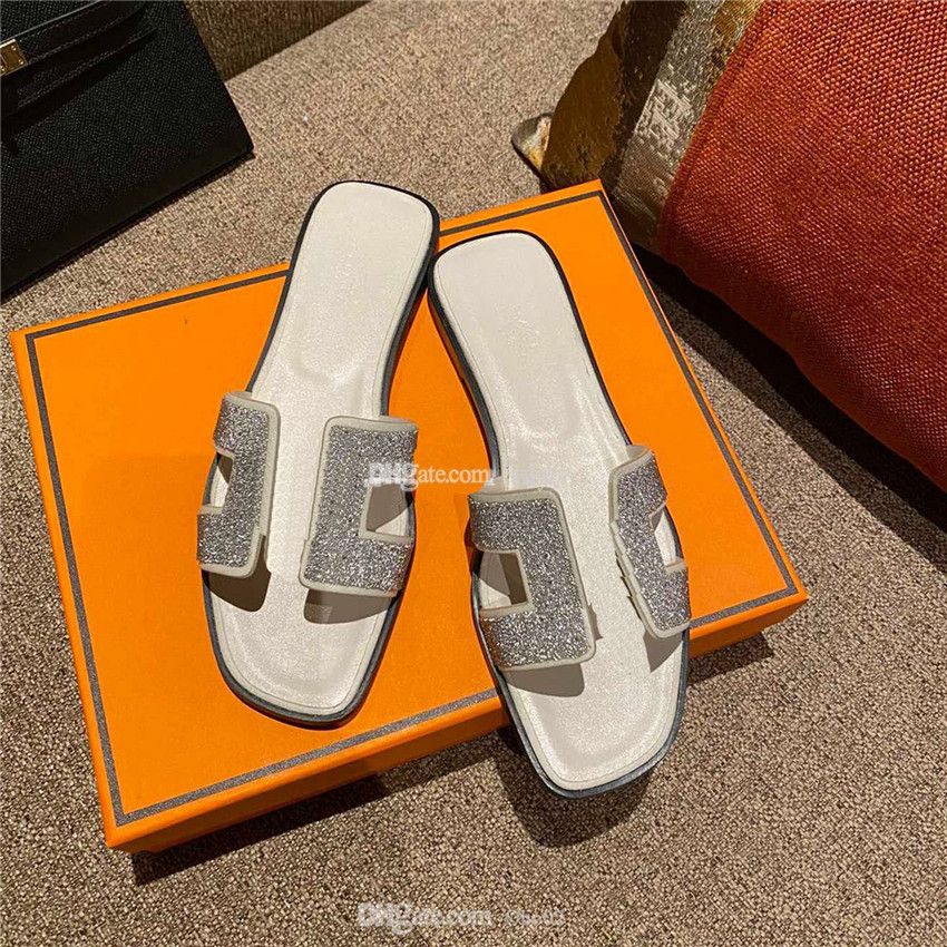 Wholesale Womens Designer Slippers Slides Sandals Summer Classic Brand