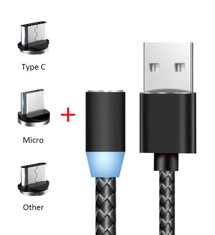 For 3 different adapters+1 usb cable