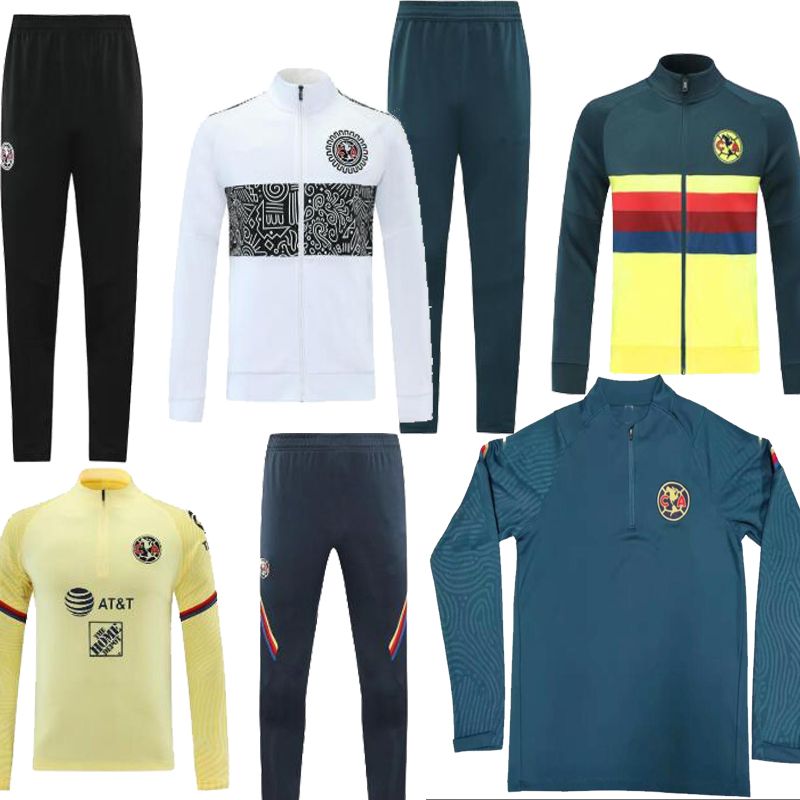 Wholesale Best Quality Best Use 2021 Mexico Liga MX Club America GIOVANI Tracksuit Soccer Jacket