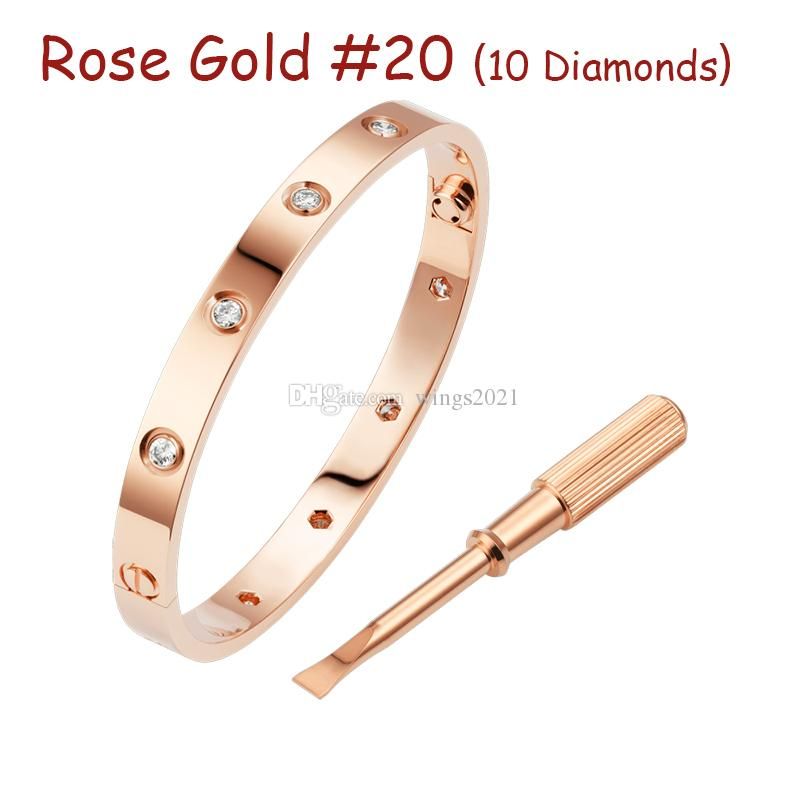 Rose Gold # 20 (10 Diamonds)