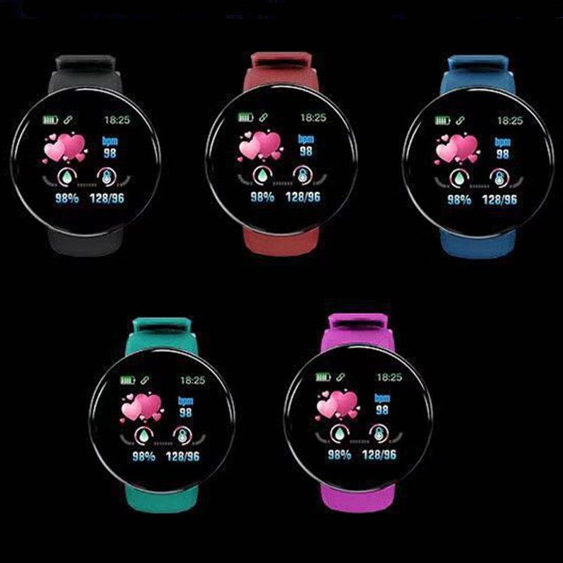 RELOJ INTELIGENTE D18 CON MEDIDOR DE RITMO CARDIACO | Machala Online