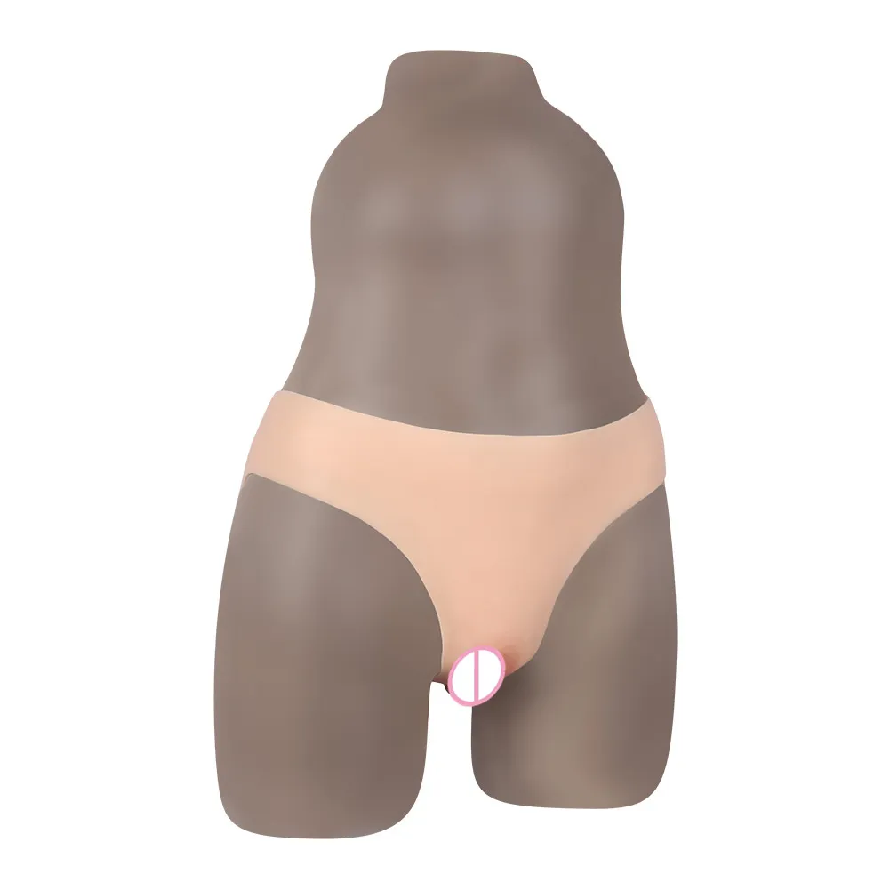 Siliconen Realistische Vagina Panty Shemale Crossdresser Pussy Broek Transgender Artificial Sex Fake Underwear Enhancer Hip Van 99,79 € DHgate