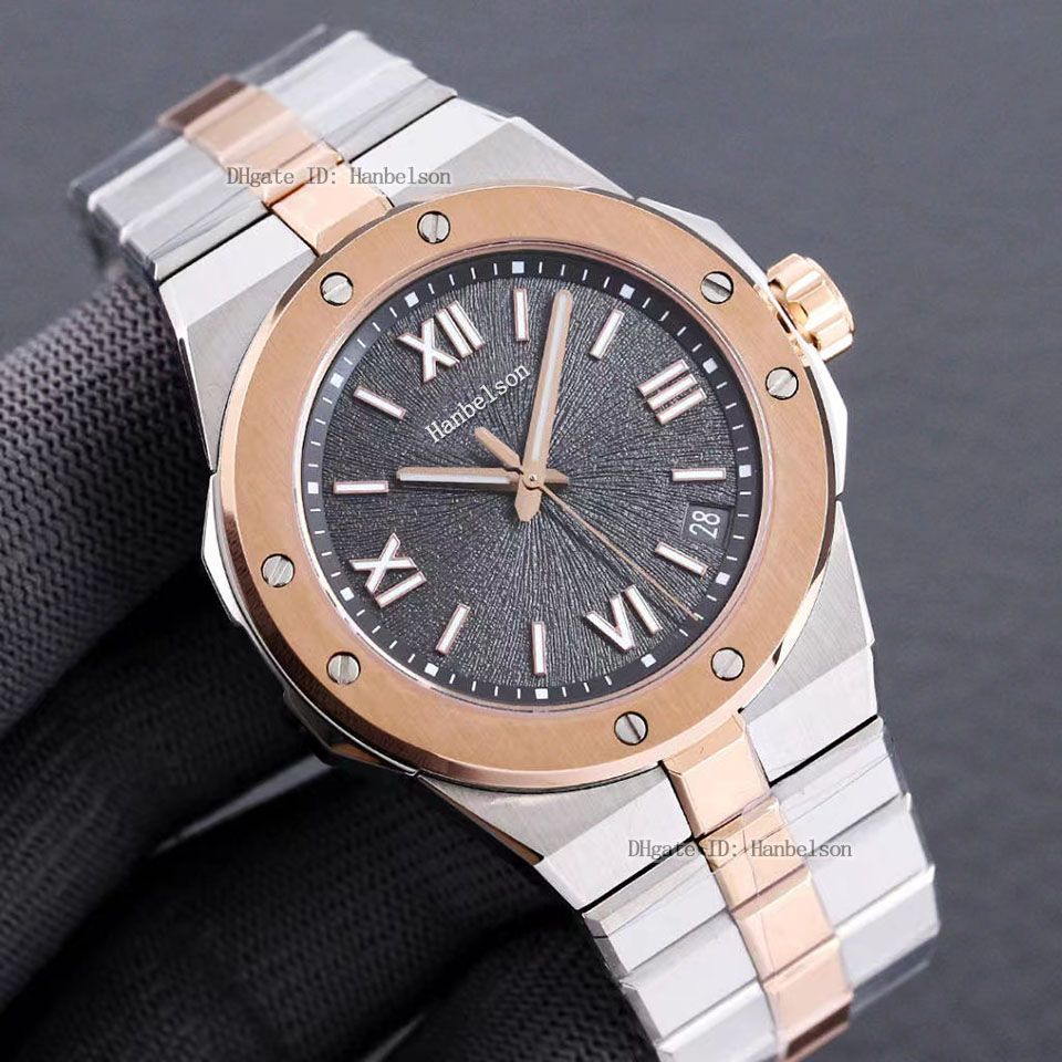 Two-tone rose gold(gray black dial)