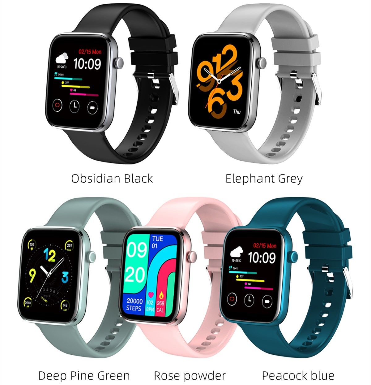 Suministro Al Por Mayor Nueva Llegada Z15 1.69 Pulgadas Pantalla HD Smart  Watch Rastreador De Fitness Ritmo Cardíaco Pulsera Smart Pulsera IP67  Impermeable De Lightviewtechnology, 15,34 € | Es.DHgate.Com