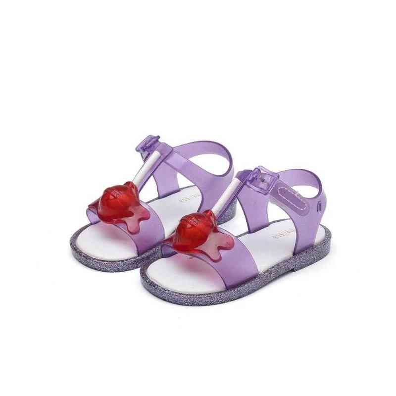 Mini Melissa Lollipop Девушка Сандалии Новая Оригинальная Девушка Желе  Обувь Дети Сандалии Дети Пляж Нескользящий Тоддельдер Candy Shoesh19085  W220216 От 5 109 руб. | DHgate