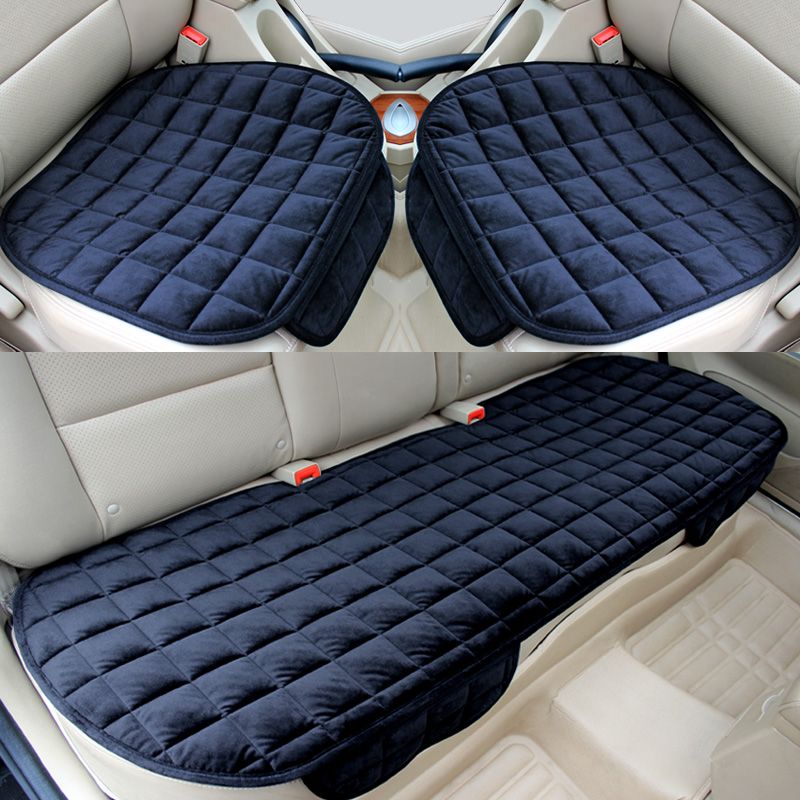 Thicken Plush Car Seat Cover Winter Warm Auto Front Seats Cushion