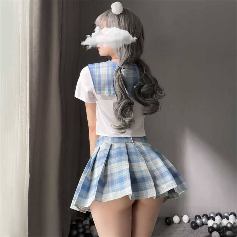 Sexy School Girl Uniforme Role Role Play Traje Lolita Sexo Porno JK Cosplay  Coloy Sets JaponÃªs Estilo Doce Xadrez Plissed Skirt 211124 De Linjun09,  $101,64 | DHgate