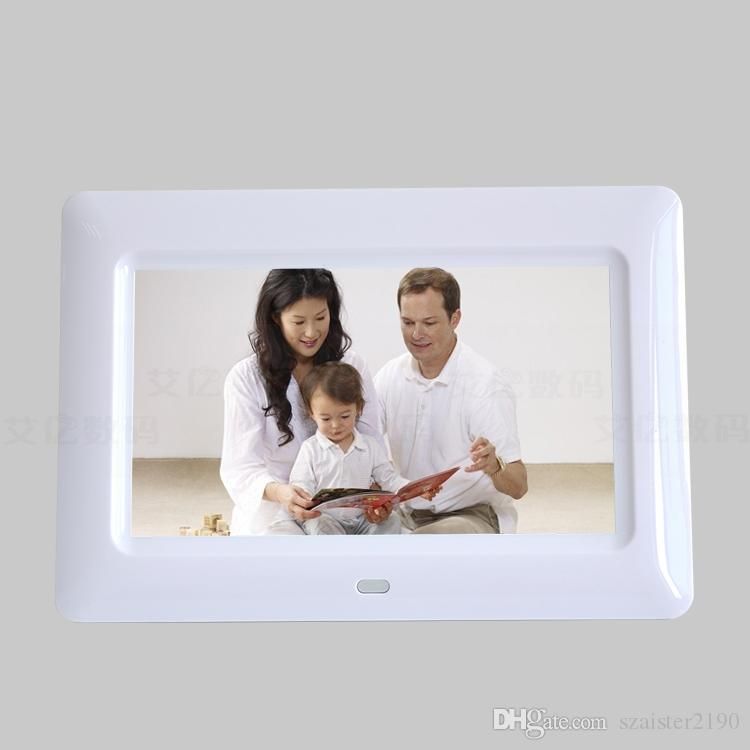 2021 7 Inch HD Digital Photo Frames Video Player Frame With Music
