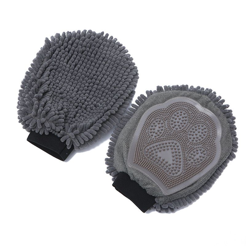 dog grooming mitten