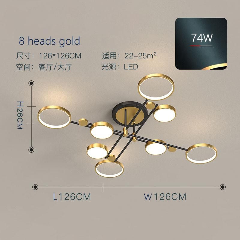 8 teste in oro modificabili