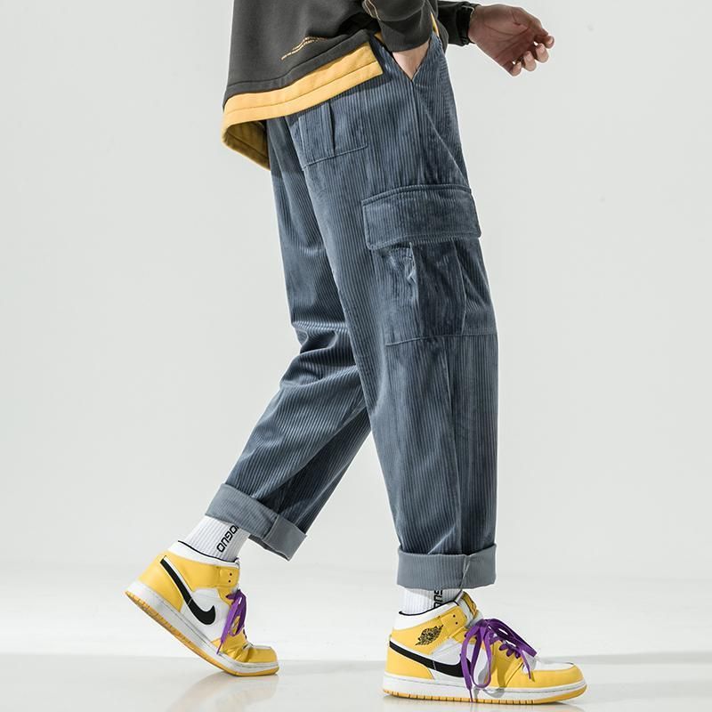 Blue Corduroy Pants