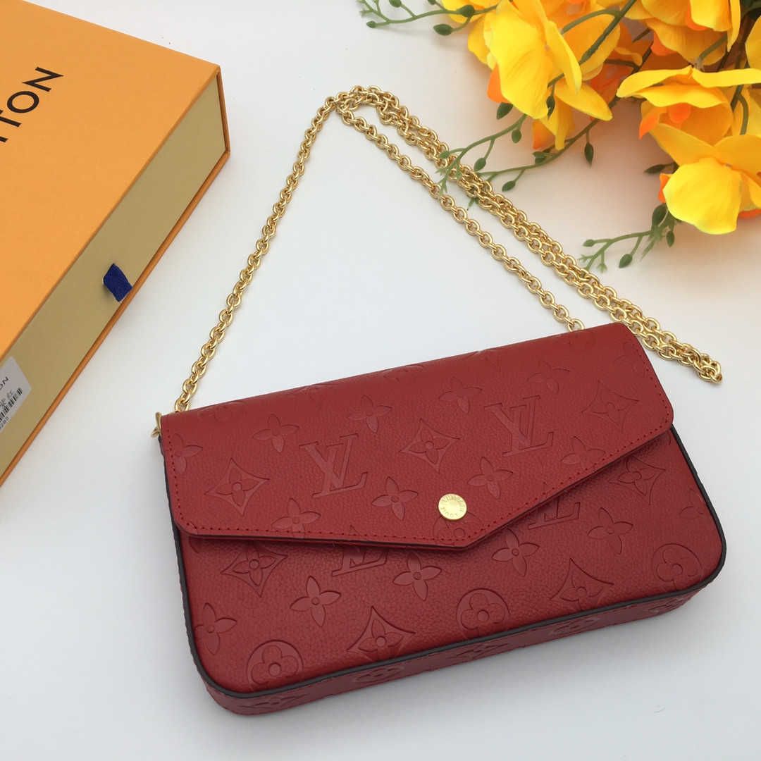 Embossing de couro vermelho