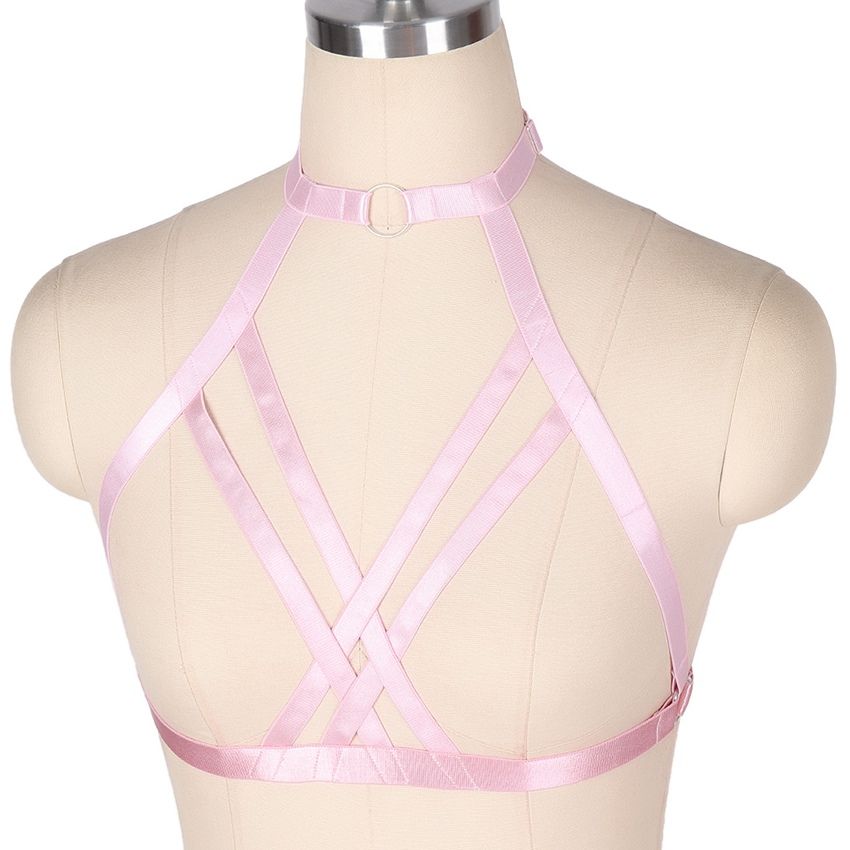 pink harness