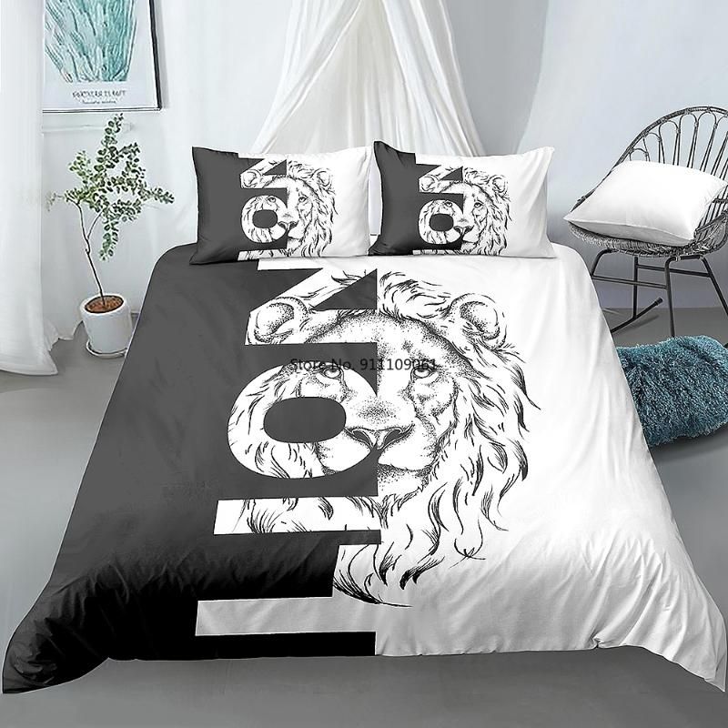 Bedding Sets Home Textiles Ape Cobra, Queen Size Lion King Bedding