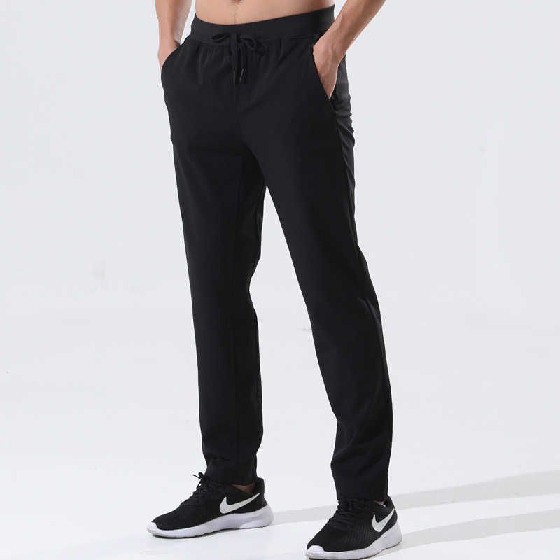 L-003 Hombres Sweetpants Ocio con bolsillos con cordón Cintura Atlética Yoga Salón Salón Pantalón