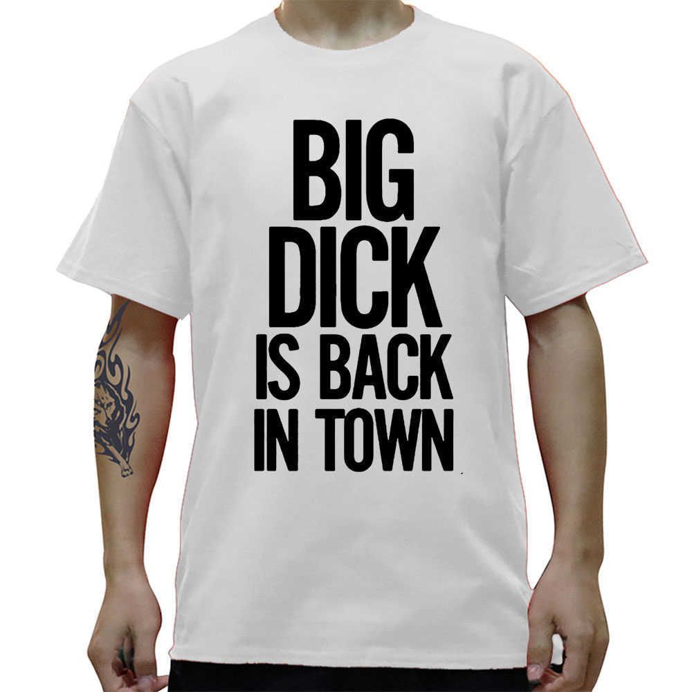 Town Graphic T Shirt Mens Summer Style 