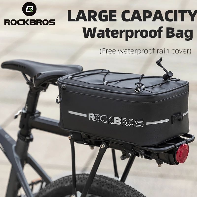 ROCKBROS Bicycle Carrier Bag MTB Bike Rack Bag Trunk Pannier Cycling Travel Bag