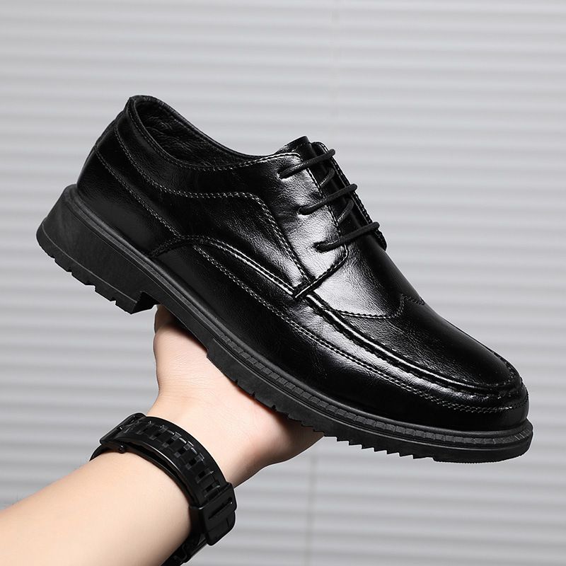 Compre 2022 Primavera Outono Novo Casual Sapatos De Couro Antiderrapante  Homens Negócios Sapato Impermeável Masculino Confortável Todos Os Sapatos  De Couro Homens Barato | Entrega Rápida E Qualidade | Pt.Dhgate