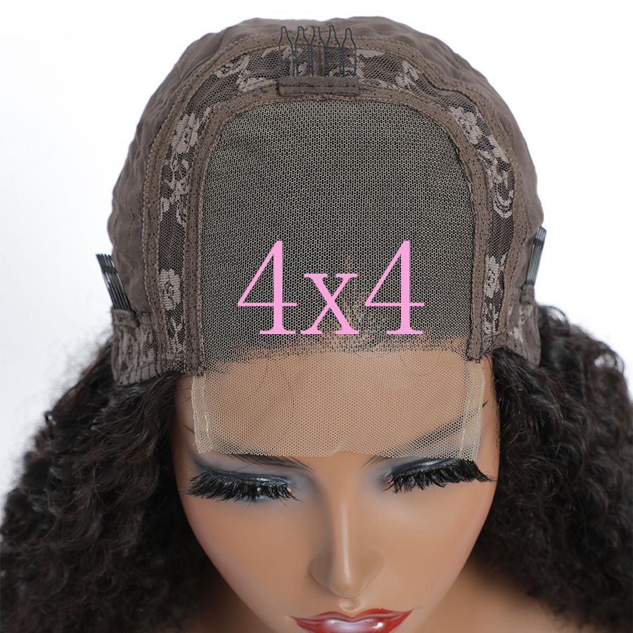 Wigs de fermeture en dentelle 4x4