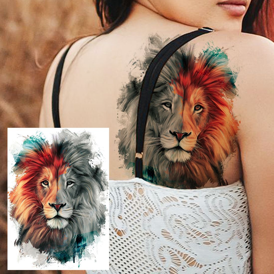 stormloop het doel rand Koop Waterdichte Tijdelijke Tattoos Sticker Tattoo Stickers Dames Arm Fake  Sleeve Tatoo Aquarel Lavendel Reed Ochtend Glory Bloem Sexy Custom Flash  Girls Enkle Goedkoop | Snelle Levering En Kwaliteit | Nl.Dhgate