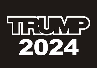 # 6 2024 Trump Car Stickers